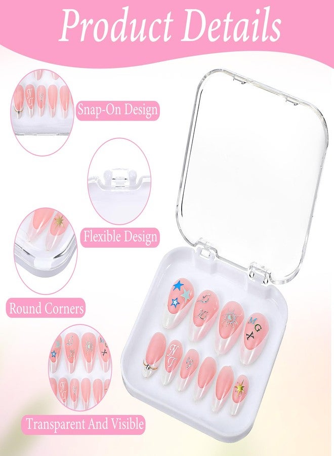 Nogeqi 6 Pcs Press on Nail Case, Press on Nail Packaging Box, Acrylic Nails Display Container with 72 Adhesive Double, Transparent Nails Storage Box for Nail-Salon Supplies Business - Image 5